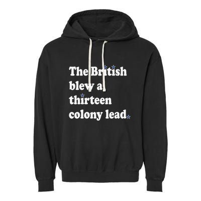 The British Blew A Thirteen Colony Lead Garment-Dyed Fleece Hoodie