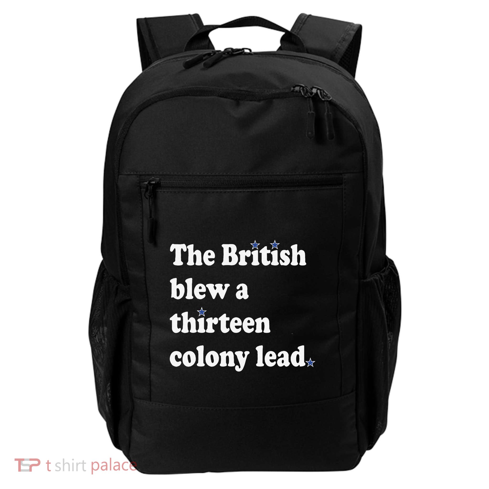 The British Blew A Thirteen Colony Lead Backpack