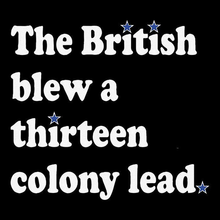 The British Blew A Thirteen Colony Lead Wool Snapback Cap