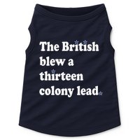 The British Blew A Thirteen Colony Lead Doggie Tank