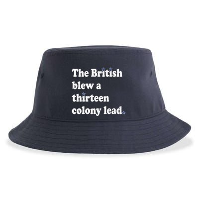 The British Blew A Thirteen Colony Lead Sustainable Bucket Hat
