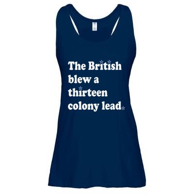 The British Blew A Thirteen Colony Lead Ladies Essential Flowy Tank