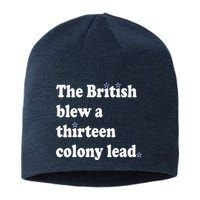 The British Blew A Thirteen Colony Lead Sustainable Beanie