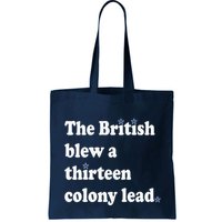 The British Blew A Thirteen Colony Lead Bag