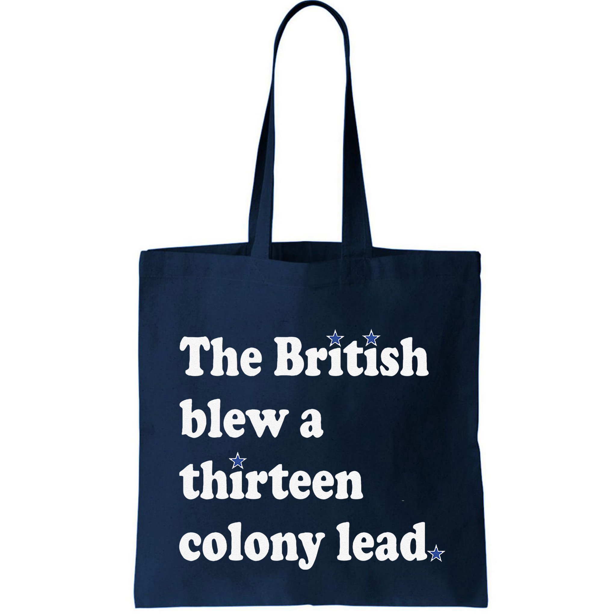 The British Blew A Thirteen Colony Lead Bag