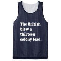 The British Blew A Thirteen Colony Lead Mesh Reversible Basketball Jersey Tank