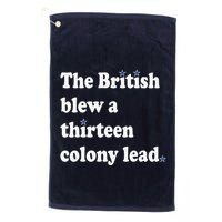 The British Blew A Thirteen Colony Lead Golf Towel