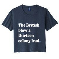 The British Blew A Thirteen Colony Lead Crop Top