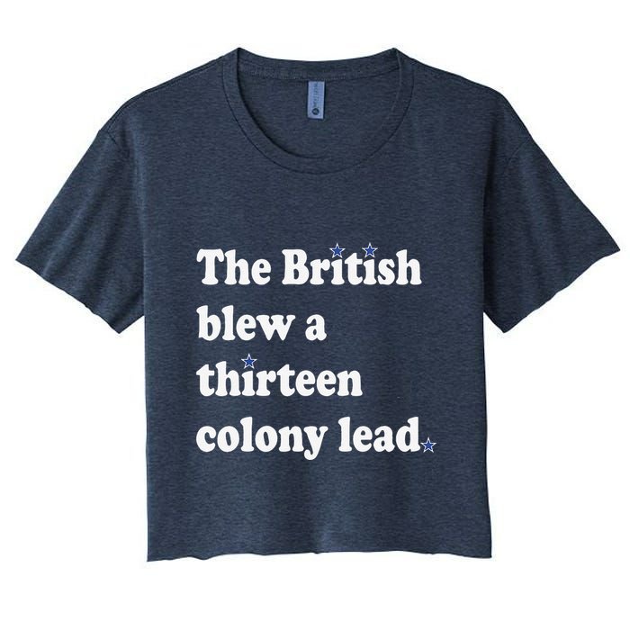 The British Blew A Thirteen Colony Lead Crop Top