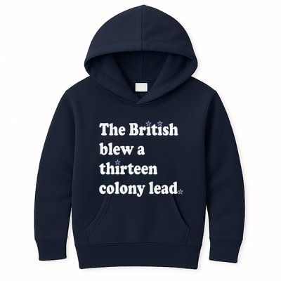 The British Blew A Thirteen Colony Lead Kids Hoodie