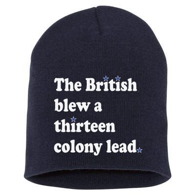 The British Blew A Thirteen Colony Lead Short Acrylic Beanie