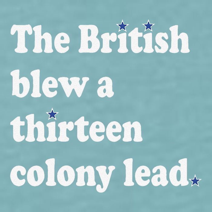The British Blew A Thirteen Colony Lead Sueded Cloud Jersey T-Shirt