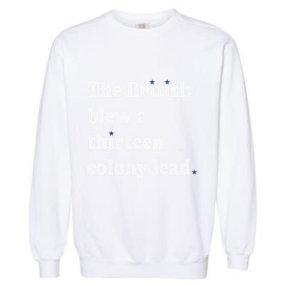 The British Blew A Thirteen Colony Lead Garment-Dyed Sweatshirt