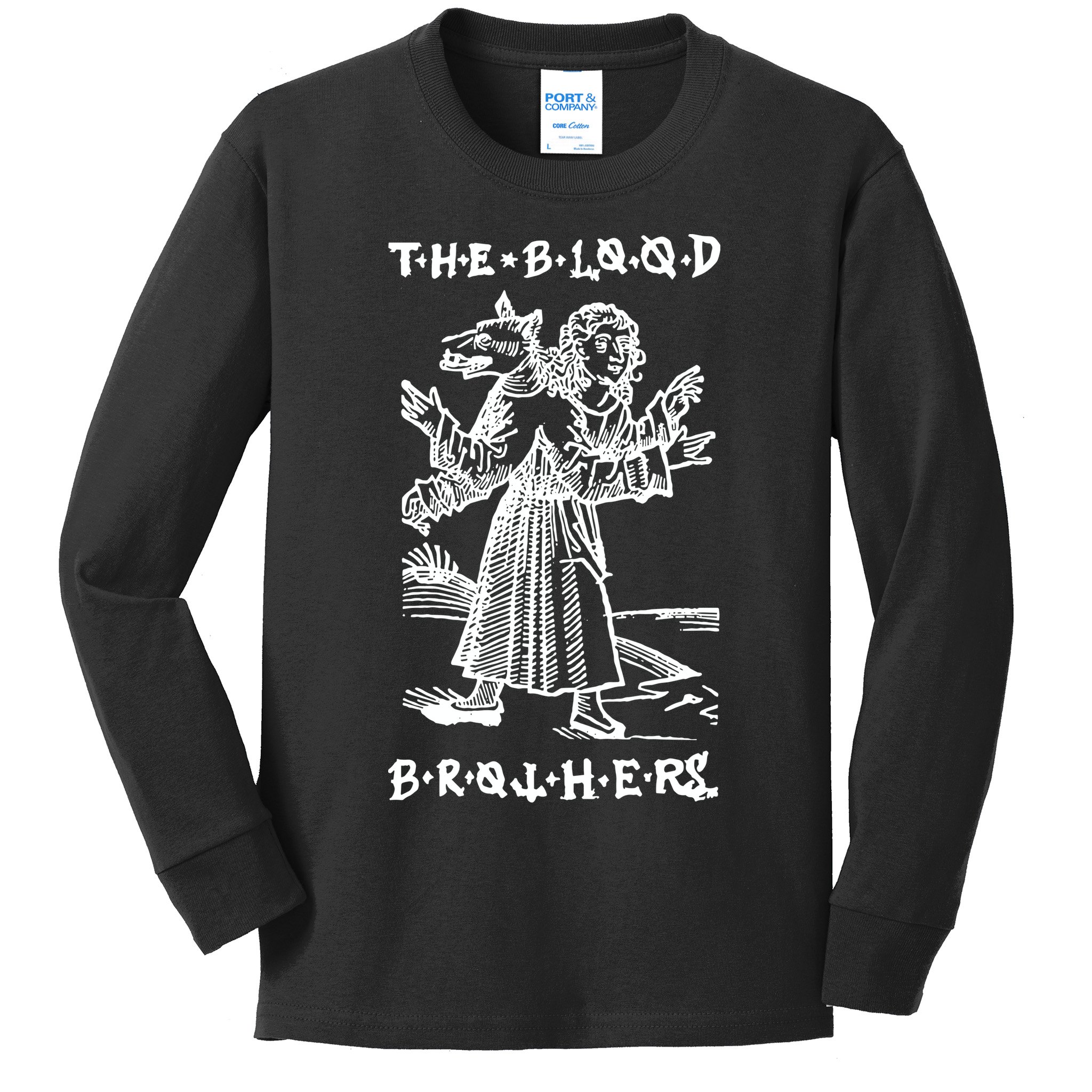 The Blood Brothers Wolf Boy Kids Long Sleeve Shirt