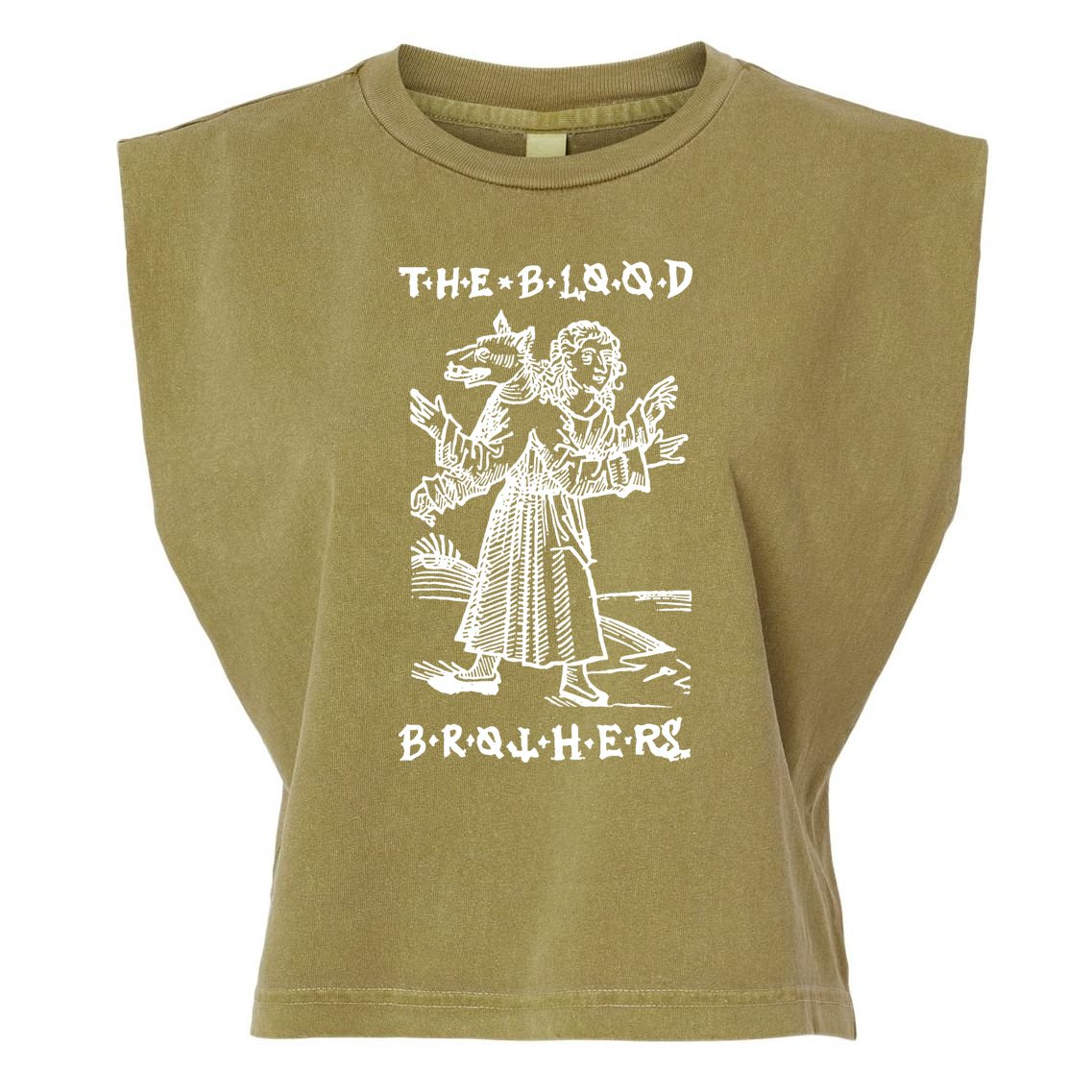 The Blood Brothers Wolf Boy Garment-Dyed Women's Muscle Tee