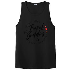 Travel Buddies Besties Trip 2024 Girl Trip Summer Vacation PosiCharge Competitor Tank