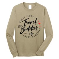 Travel Buddies Besties Trip 2024 Girl Trip Summer Vacation Long Sleeve Shirt