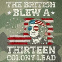 The British Blew A 13 Colony Lead Funny Legacy Tie Dye Trucker Hat
