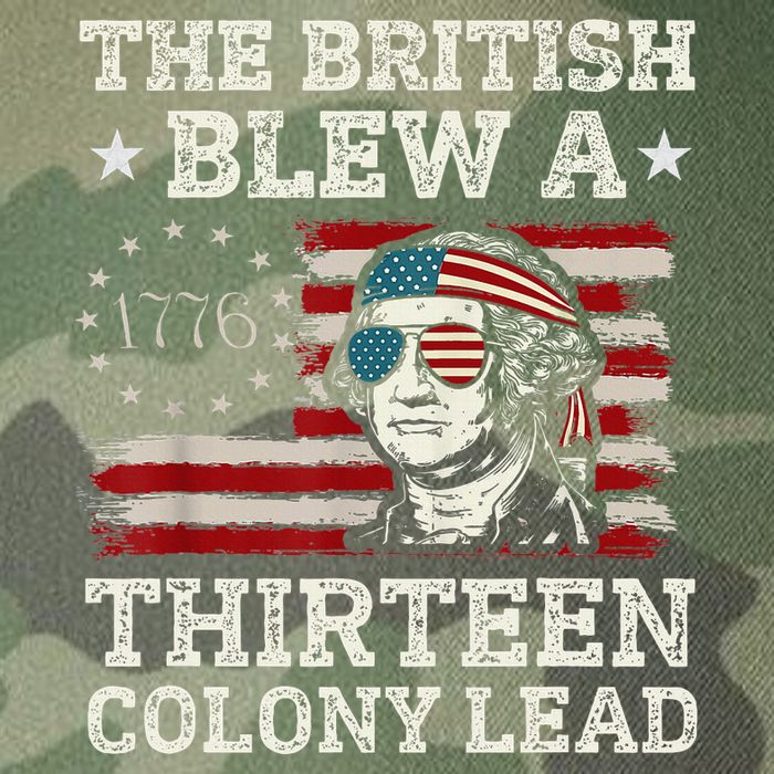 The British Blew A 13 Colony Lead Funny Legacy Tie Dye Trucker Hat