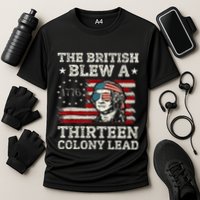 The British Blew A 13 Colony Lead Funny Cooling Performance Crew T-Shirt