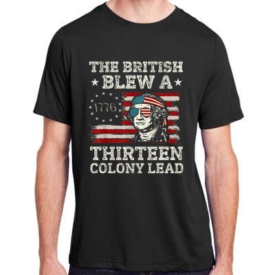 The British Blew A 13 Colony Lead Funny Adult ChromaSoft Performance T-Shirt