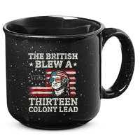 The British Blew A 13 Colony Lead Funny 15oz Campfire Ceramic Mug