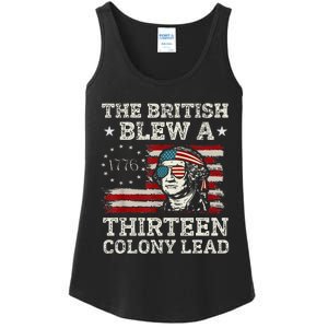 The British Blew A 13 Colony Lead Funny Ladies Essential Tank