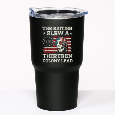 The British Blew A 13 Colony Lead Funny Tumbler