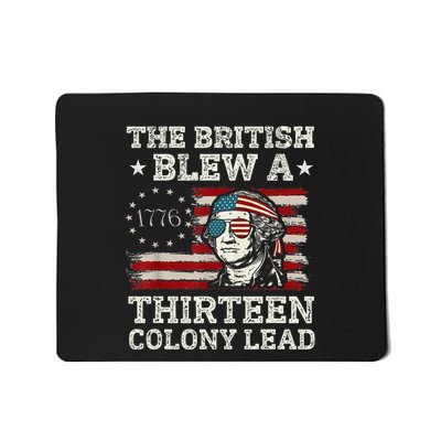 The British Blew A 13 Colony Lead Funny Mousepad