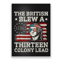 The British Blew A 13 Colony Lead Funny Poster