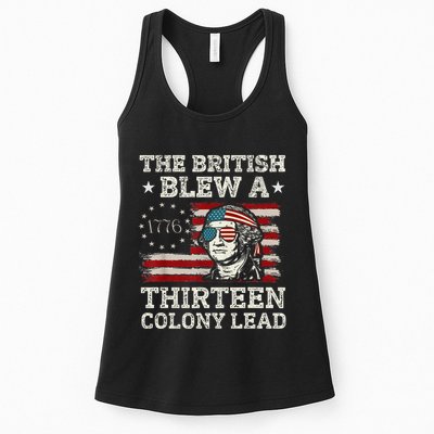The British Blew A 13 Colony Lead Funny Womens Tank Top