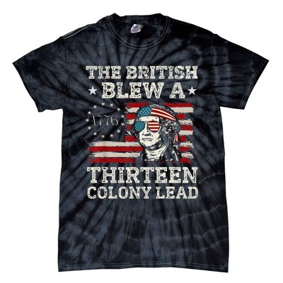 The British Blew A 13 Colony Lead Funny Tie-Dye T-Shirt