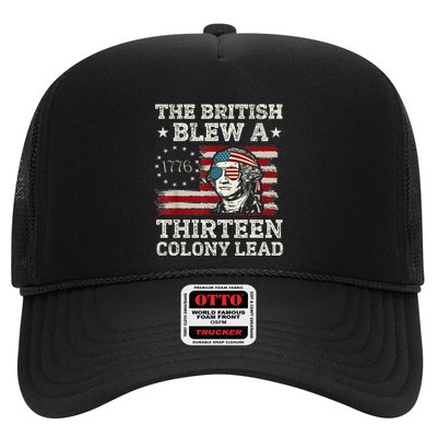The British Blew A 13 Colony Lead Funny Trucker Hat