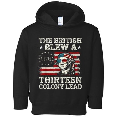 The British Blew A 13 Colony Lead Funny Toddler Hoodie