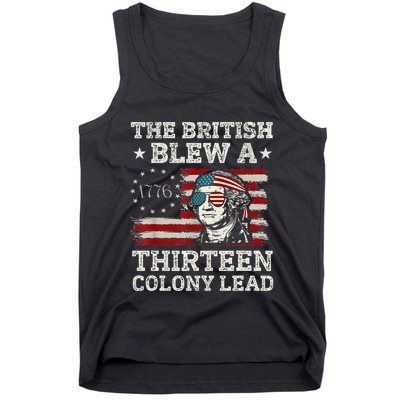 The British Blew A 13 Colony Lead Funny Tank Top