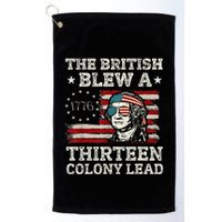 The British Blew A 13 Colony Lead Funny Golf Towel