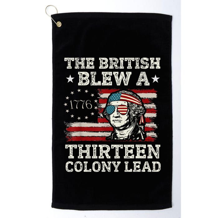 The British Blew A 13 Colony Lead Funny Golf Towel