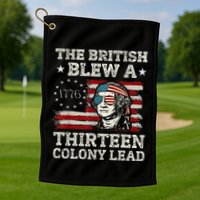 The British Blew A 13 Colony Lead Funny Golf Towel