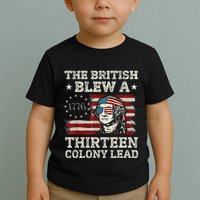 The British Blew A 13 Colony Lead Funny Toddler T-Shirt