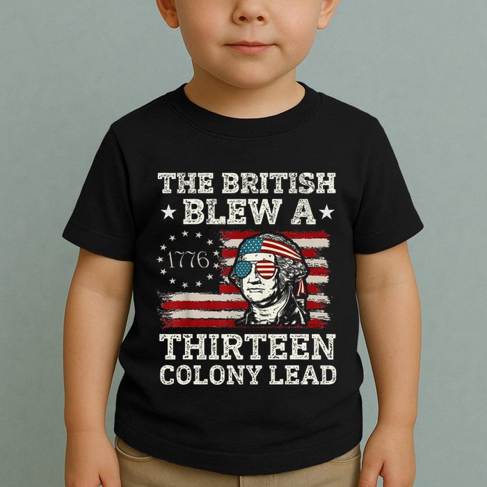 The British Blew A 13 Colony Lead Funny Toddler T-Shirt