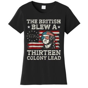 The British Blew A 13 Colony Lead Funny Women's T-Shirt