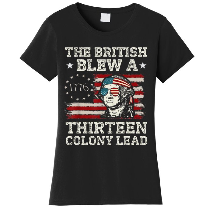 The British Blew A 13 Colony Lead Funny Women's T-Shirt