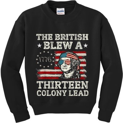 The British Blew A 13 Colony Lead Funny Kids Sweatshirt
