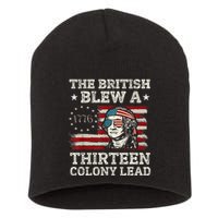 The British Blew A 13 Colony Lead Funny Short Acrylic Beanie