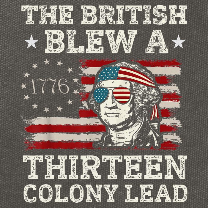 The British Blew A 13 Colony Lead Funny Cotton Canvas Backpack