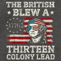 The British Blew A 13 Colony Lead Funny Vector Backpack