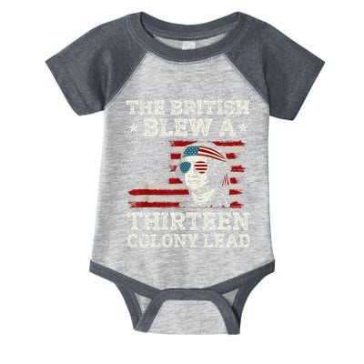 The British Blew A 13 Colony Lead Funny Infant Baby Jersey Bodysuit
