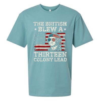 The British Blew A 13 Colony Lead Funny Sueded Cloud Jersey T-Shirt