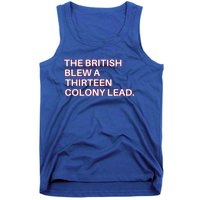 The British Blew A Thirteen Colony Lead Tank Top