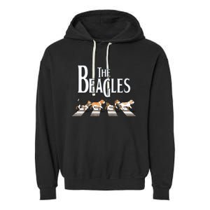 The Beagles Beagle Dog Funny For Beagle Lovers Garment-Dyed Fleece Hoodie